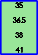 35 36.5 38 41