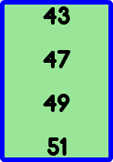 43 47 49 51